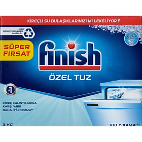 Muối rửa chén Finish Dishwasher Salt 4kg QT017389 - muối finish 3kg