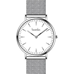 Đồng Hồ Nam Dây Kim Loại Bestdon BD99118G-B01 - Trắng