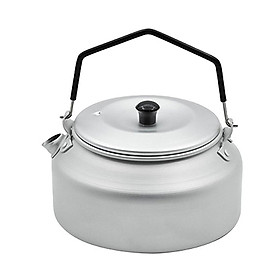Camping Water Kettle Aluminum Tea Coffee Pot Portable Teapot 0.9L with Handle for Camping Picnic Fishing Backpacking