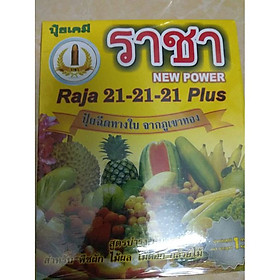 Phân bón Raja NPK 21-21-21 Plus dùng cho giai đoạn lớn trái, chắc hạt, ra hoa tập trung, nhiều hoa, nhiều quả - 1 kg