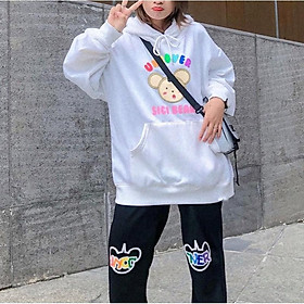 Áo Hoodie Nỉ Bông UNCOVER SICI BEAR Unisex