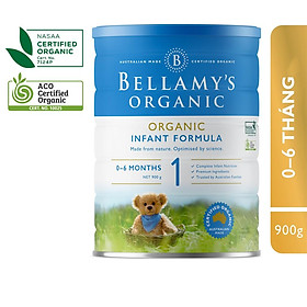 Sữa bột Bellamy s Organic số 1 - Infant Formula 900g