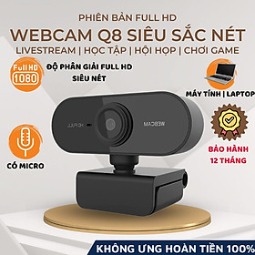 Mua Webcam Máy Tính Laptop Q8 Chất Lượng Full HD Hình Ảnh Sắc Nét Camera Video Mượt Mà 30FPS Cho Livestream  Học Trực Tuyến-Hàng Chính Hãng
