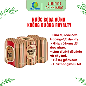 Nước gừng Không Đường Ăn Kiêng Giảm Cân Giữ Ấm Cơ Thể Diet Royalty Nhập