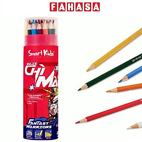 Ống 24 Bút Chì Màu Fantasy Wariors - Smartkids CP32