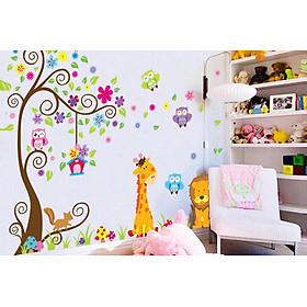 Decal Dán Tường Vườn Thú 16 Binbin EB93 (230 x 150 cm)