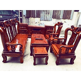Mua Bộ bàn ghế phòng khách gỗ gụ (hỗ trợ phí vận chuyển toàn Hà Nội)