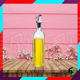 Mua Chai rót dầu  gia vị thủy tinh - 500ml - thủy tinh không chì - không độc hại