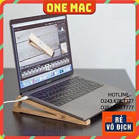 Kệ Đỡ Tản Nhiệt Gỗ cho Laptop dành cho Macbook 12 inch, 13 inch, 14 inch