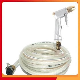 Bộ dây và vòi xịt nước tăng áp lực nước 300% loại 10m (vòi bạc-dây trắng) 206710206710206713-1206498-1