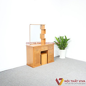Mua Bàn Trang Điểm Gỗ Đinh Hương Gương Dọc 2 Hộc Giá Rẻ