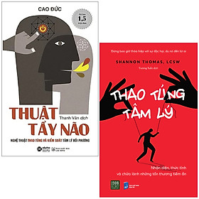 Combo Sách Thuật Tẩy Não - Nghệ Thuật Thao Túng Và Kiểm Soát Tâm Lý Đối Phương + Thao Túng Tâm Lý (Bộ 2 Cuốn)