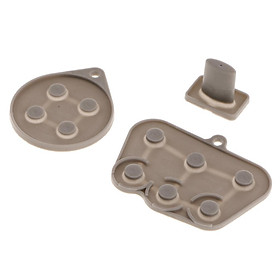 Pack of 3 Conductive Button Rubber Pad Set for   Controller
