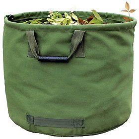 Túi rác trong vườn, túi vườn tự hỗ trợ cứng nhắc, túi vườn có thể gập màu xanh lá cây có thể tái sử dụng