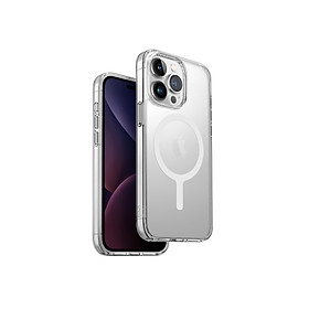 Ốp UNIQ Hybrid Magclick Charging LifePro Xtreme Cho iPhone 15 Pro Max Chống Bám Vân Tay Tương Thích Với Sạc Không Dây Hàng Chính Hãng