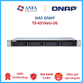 Thiết bị lưu trữ Nas QNAP, Model: TS-431XeU-2G - Hàng chính hãng