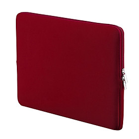 Túi Chống Sốc Vải Mềm Kéo Khóa Cho Ultrabook/Laptop/Notebook 14 Inch - Đỏ