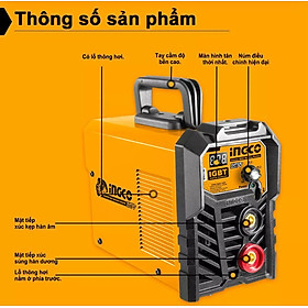 Mua MÁY HÀN QUE ĐIỆN TỬ 130A INGCO ING-MMA1302 (CHUYÊN KÉO QUE 1.6-3.2MM) - HÀNG CHÍNH HÃNG