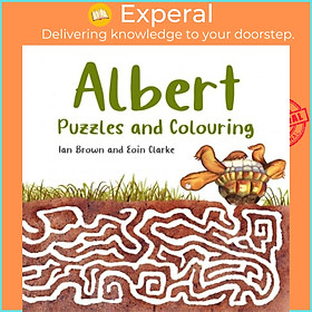 Sách - Albert Puzzles and Colouring by Ian Brown (UK edition, paperback)