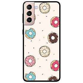 Ốp lưng dành cho Samsung S21 - S21 Plus - S21 Ultra mẫu Họa Tiết Bánh Donut