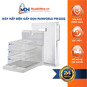 Mua Máy hấp điện gấp gọn 3 tầng Panworld PW-2322 - Hàng chính hãng