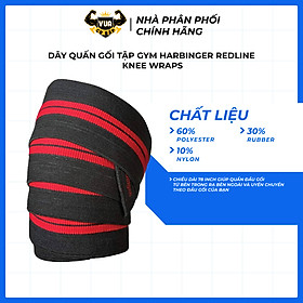 Dây Quấn Gối Tập Gym Harbinger Redline Knee Wraps