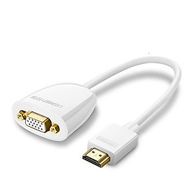 Bộ chuyển đổi HDMI sang VGA (không có Audio) độ phân giải 1920*1080@60Hz (Max) dài 16cm UGREEN MM102 40252 - Hàng Chính Hãng