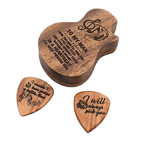 Guitar Gỗ Phím 2 chiếc, Đàn Guitar Plectrums Cho Điện, Acoustic hoặc Guitar Bass & Đàn Guitar Chọn Giá Đỡ