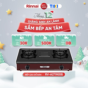Mua Bếp gas dương Rinnai RV-A271R(EB) mặt bếp men và kiềng bếp men - Hàng chính hãng.
