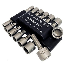 Mua Bộ 14 Khẩu Tuýt Vặn Ốc Lục Giác Bằng Máy Khoan
