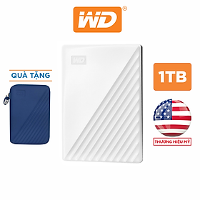 Mua Ổ Cứng Di Động WD My Passport 1TB 2.5 USB 3.2 - WDBYVG0010B-WESN - Hàng Chính Hãng