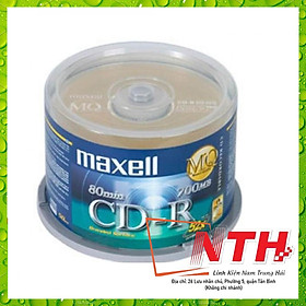 Mua Đĩa trắng Đĩa CD trắng MAXELL hộp 50 cái dung lượng 700mb