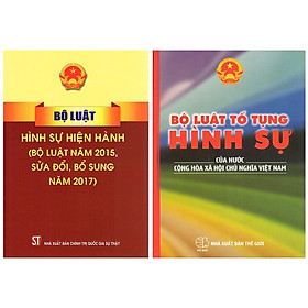 Combo Bộ Luật Tố Tụng Hình Sự Của Nước Cộng Hòa Xã Hội Chủ Nghĩa Việt Nam + Bộ Luật Hình Sự Hiện Hành (2 Cuốn)
