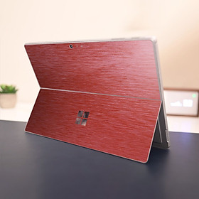 Mua Skin dán hình Aluminum Chrome đỏ xước cho Surface Go  Pro 2  Pro 3  Pro 4  Pro 5  Pro 6  Pro 7  Pro X