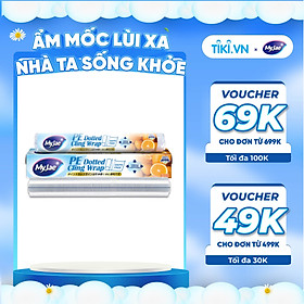 Mua Màng bọc PE chấm đứt 60m (M) (Tặng thêm màng bọc 30m) MyJae