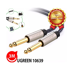Mua Cáp Audio 6 35mm Mono Jack Mạ Vàng Dài 3M Cao Cấp Ugreen 10639 - Hàng chính hãng