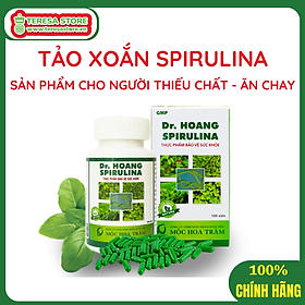 Viên Uống Tảo Spirulina Dr Hoàng Hỗ Trợ Kích Thích Ăn Ngon Và Tăng Đề Kháng Hộp 100 Viên