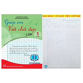 Sách - Giúp em viết chữ đẹp lớp 1 - tập 2 (cánh diều) (KP)