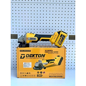 Mua MÁY MÀI GÓC CÔNG TẮC TRƯỢT DÙNG PIN 20V  DEKTON DW20-AG100S - HÀNG CHÍNH HÃNG