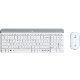 Combo chuột phím không dây Logitech MK470 - Chống ồn, USB 2.4HGz, pin lâu vượt trội, thiết kế mảnh gọn - Màu