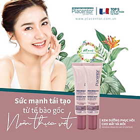 [THUẦN CHAY] Kem dưỡng phục hồi cho Mắt và Môi Placentor Repairing Cream (Eye And Lip Contour)