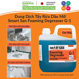 Mua Dung dịch tẩy rửa dầu mỡ Saraya Smart San Foaming Degreaser G-1 - Can 5Kg