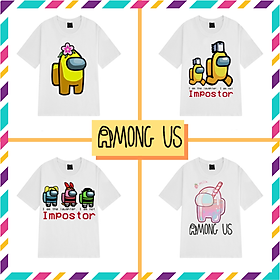 Áo Thun Among Us Unisex Tay Lỡ Cotton Co Dãn 4 Chiều GONSTORE AU017-20