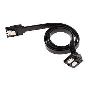 SATA3.0 III Cable 90° 6Gbps Straight To Right HDD SSD Data Cable 50cm Cord