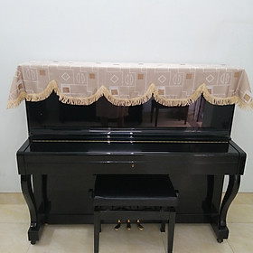 Mua KHĂN PHỦ ĐÀN PIANO HOẠ TIẾT Ô VUÔNG