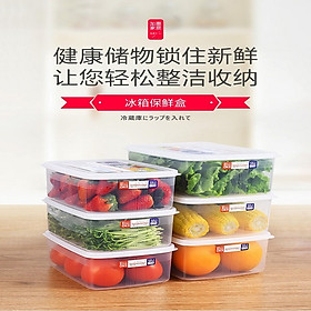 Combo 6 hộp nhựa đựng thực phẩm Nakaya ( 3 hộp 2L + 3 hộp 830ml ) - made in Japan