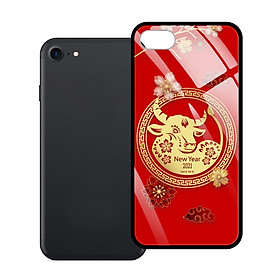 Ốp Lưng Kính Cường Lực Cho Điện Thoại IPHONE 7/IPHONE 8/IPHONE SE 2020 - Mẫu Thiết Kế Mới Nhất Mừng Xuân 2021 - Hàng Chính Hãng