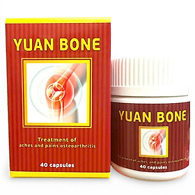 Mua Viên uống Yuan Bone - Loại super siêu xịn - Hỗ trợ đau nhức xương khớp  tê bì chân tay  thiếu chất nhầy khớp gối  khô khớp  thoát vị đĩa đệm xuất xứ Malaysia - Mã số 1361