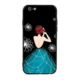 Ốp lưng viền TPU cho điện thoại Iphone 6/6s - Girl 04