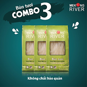 Combo 3 túi Bún Tươi MeKong River 300g